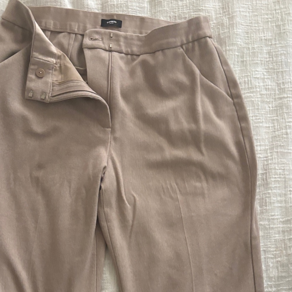 Express Tan boot cut pants